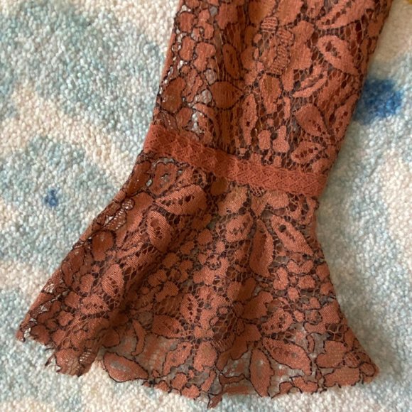 Free People Tell Tale Lace Tunic Dress Size Small Petite - Picture 6 of 11